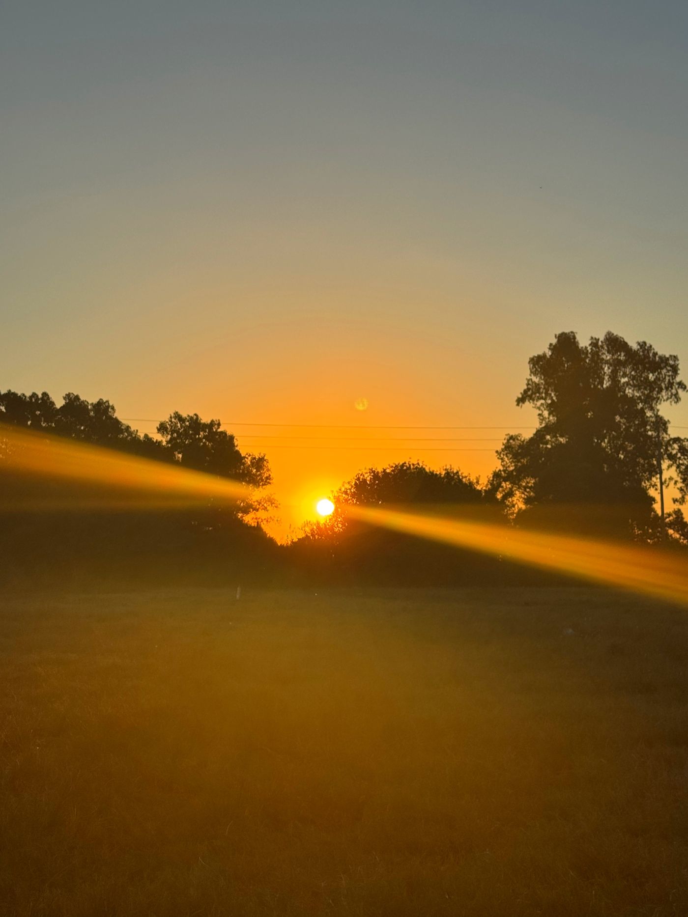 Atardecer en el campo de Zelaya